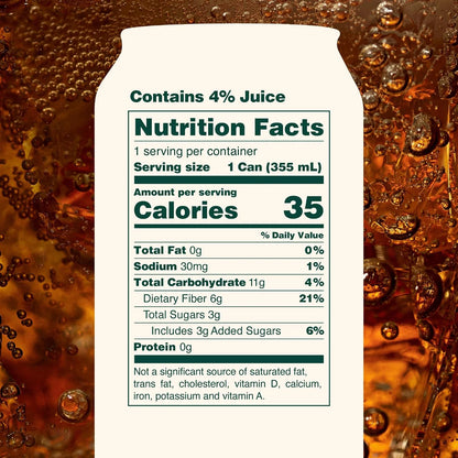 OLIPOP Prebiotic Soda Pop, Classic Root Beer, Pantry Pack Packed with Prebiotics, Fiber, and Botanicals, Gluten Free, Vegan, GMO Free, 12oz, (Pack of 24)