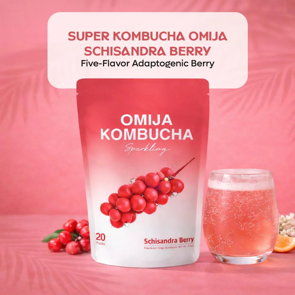 DALAMHARI Kombucha Powder Packets-Schisandra Berry 20T Tea Drink Sugar Free