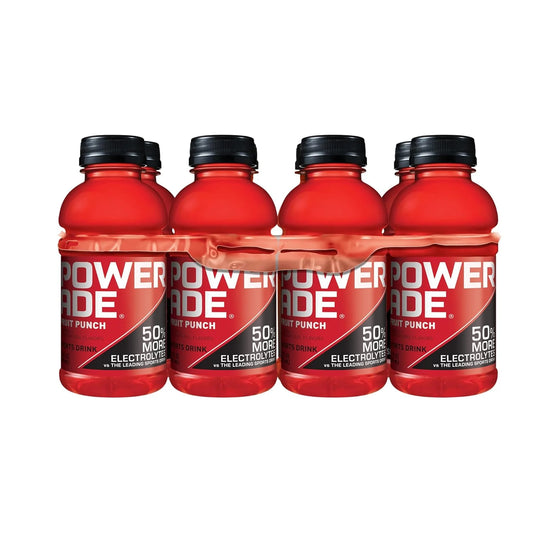 POWERADE Sports Drink Fruit Punch, 12 Ounce (Pack of 8)