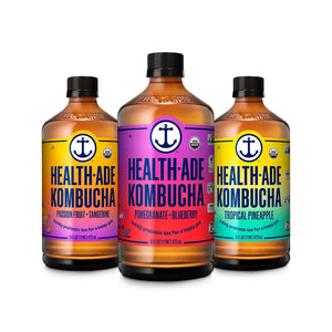 Health-Ade Kombucha Tea, Paradise Variety Pack, 12 Pack (16 Fl Oz)