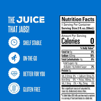 Suckerpunch Electrolyte Pickle Juice Shot, Leg and Muscle Cramp Relief, Sports Drink, Low Calorie, Gluten Free, Post Workout, Hydration, Potassium, Keto Friendly, Non GMO (Classic Dill (Pack of 1))