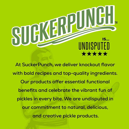 Suckerpunch Electrolyte Pickle Juice Shot, Classic Dill, 1 Gallon